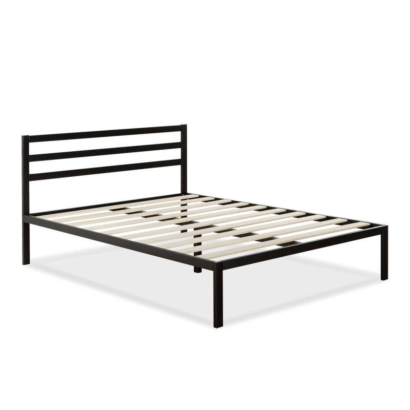 Queen Metal Platform Bed Frame With Headboard
