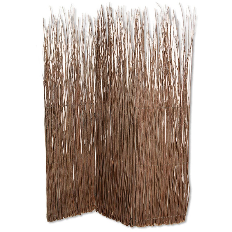 63" X 84" Brown Willow Adirondack Screen
