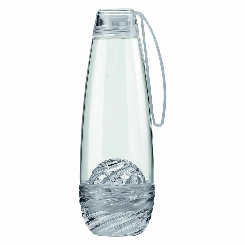 Guzzini On The Go Bottle With Infuser, Pcta, Sky Grey
