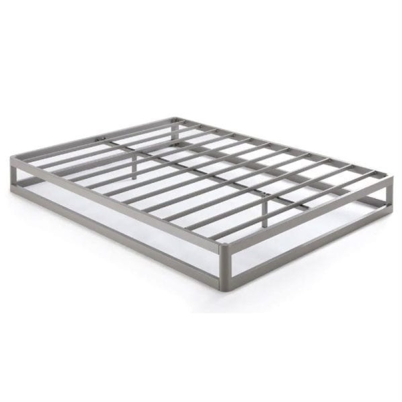 King Size Modern Low Profile Heavy Duty Metal Platform Bed Frame