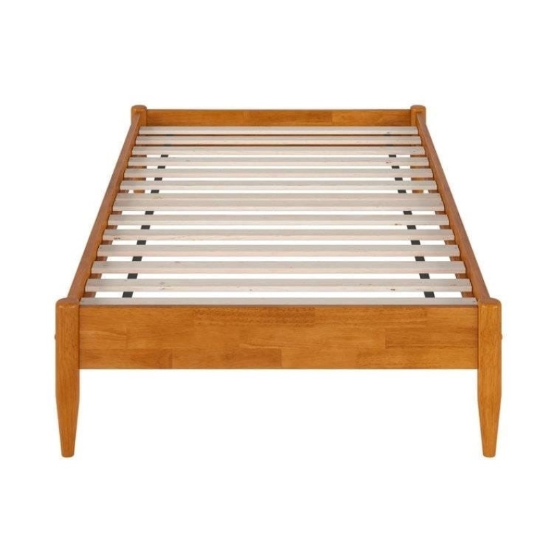 Twin Size Solid Hardwood Platform Bed Frame