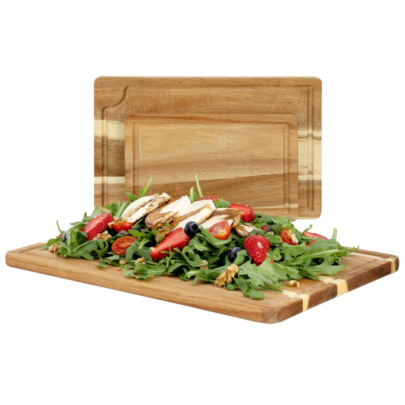 Megachef 3 Piece Acacia Wood Cutting Board Set