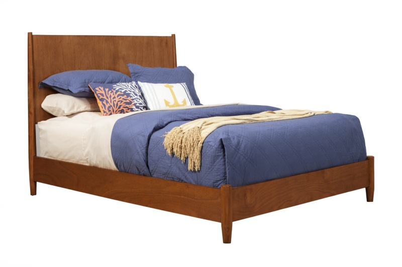 Brown Solid And Manufactured Wood King Bed