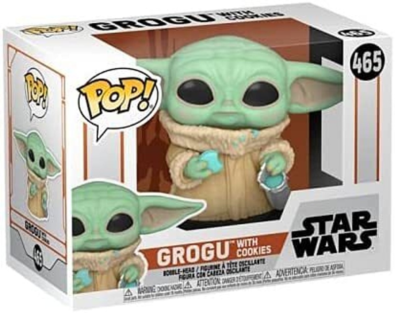 Funko The Mandalorian Grogu With Cookie 465