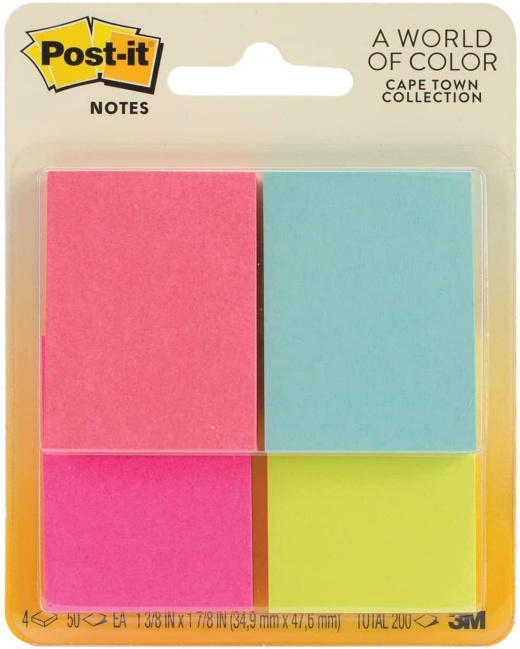Post-It Mini Notes 1.5X2 In - Assorted Sticky Notes