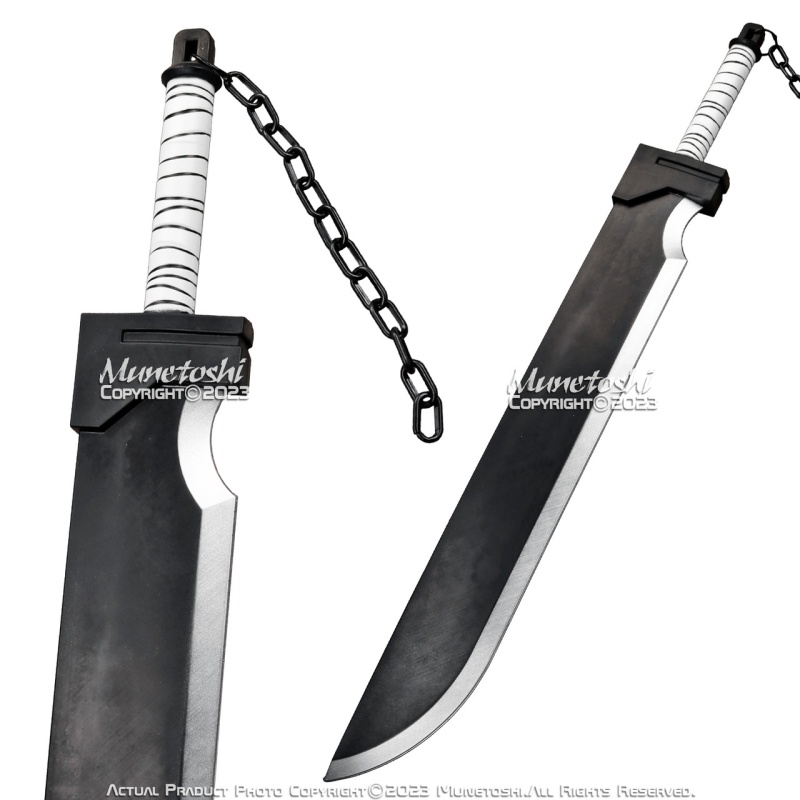 39.5" Monster Slaying Foam Chain Katana Odachi Great Sword Anime Cosplay Prop