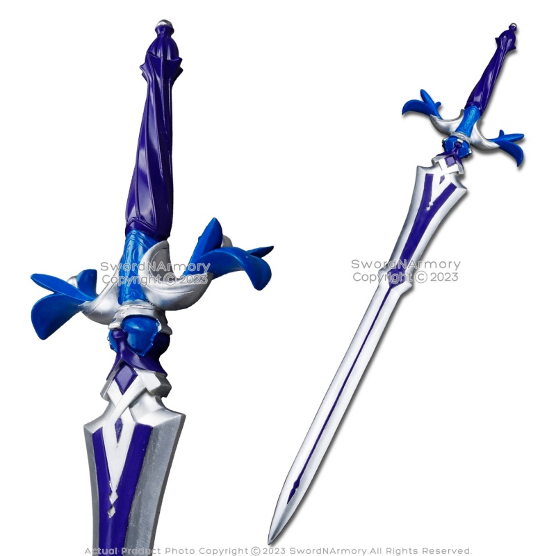 45.5" Sacrificial Sword Impact Albedo Fiberglass Fantasy Video Game Anime Prop