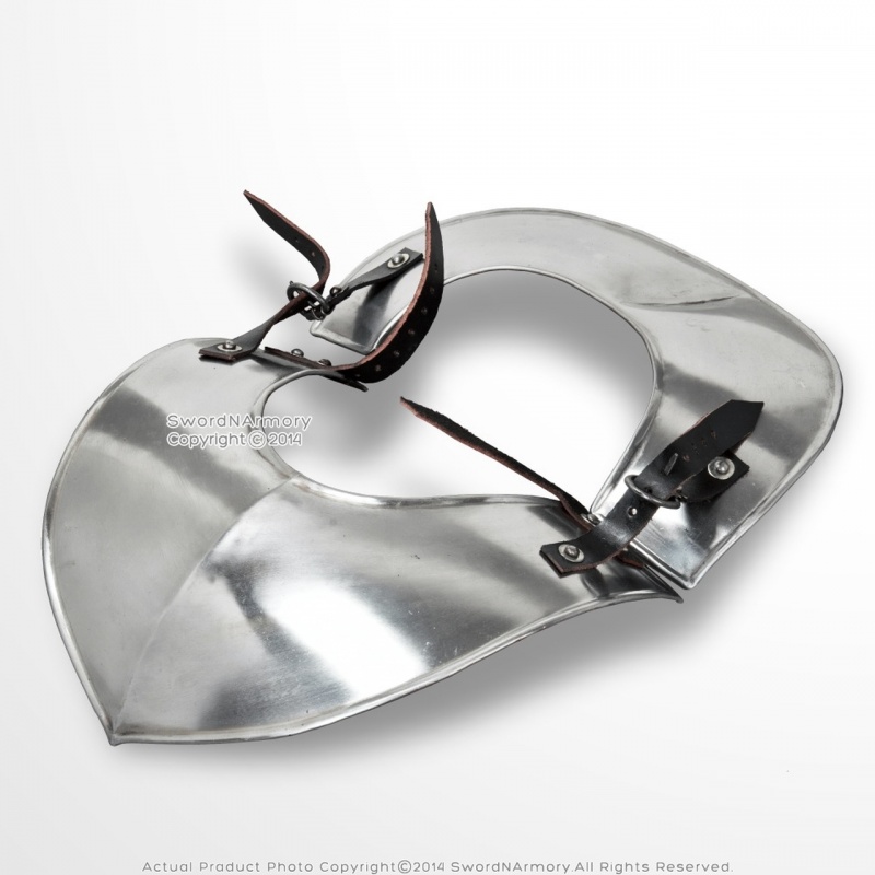 18 Gauge Steel Classic Gorget Neck Protector