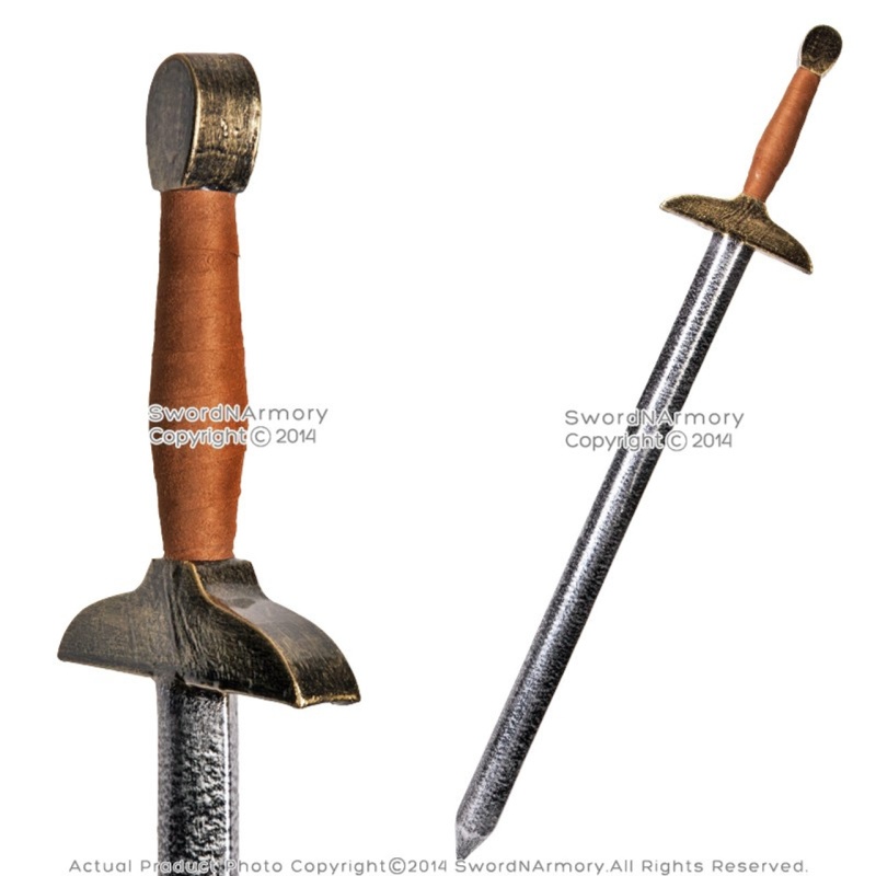 41.5" Fantasy Dark Knight Battle Sword Metalic Larp Foam Latex Weapon Cosplay Br