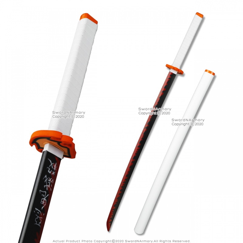 Rengoku 41" Foam Cosplay Anime Demon Sword Scabbard Costumes Halloween