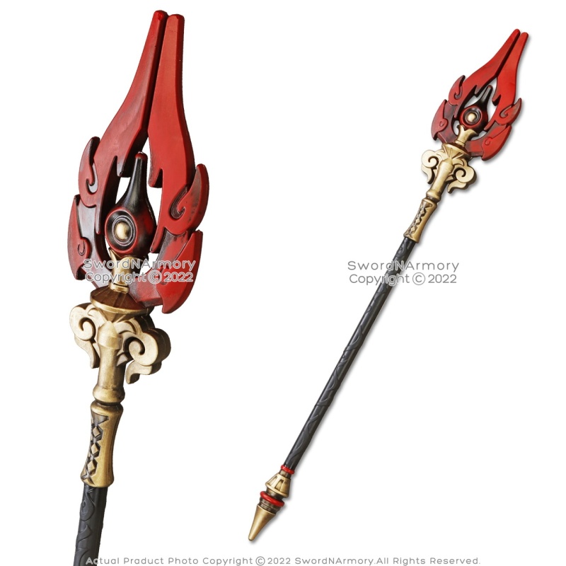 39" Staff Of Homa Foam Spear Polearm Impact Fantasy Video Game Anime Cosplay