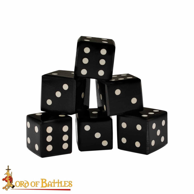 Medieval Viking Horn Dice Set of 6