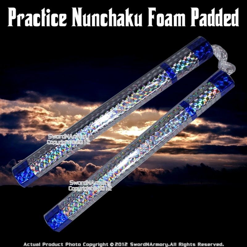 9" Kid Teenager Size Hexagon Shape Wooden Nunchaku Nunchuck With Laser Wrap