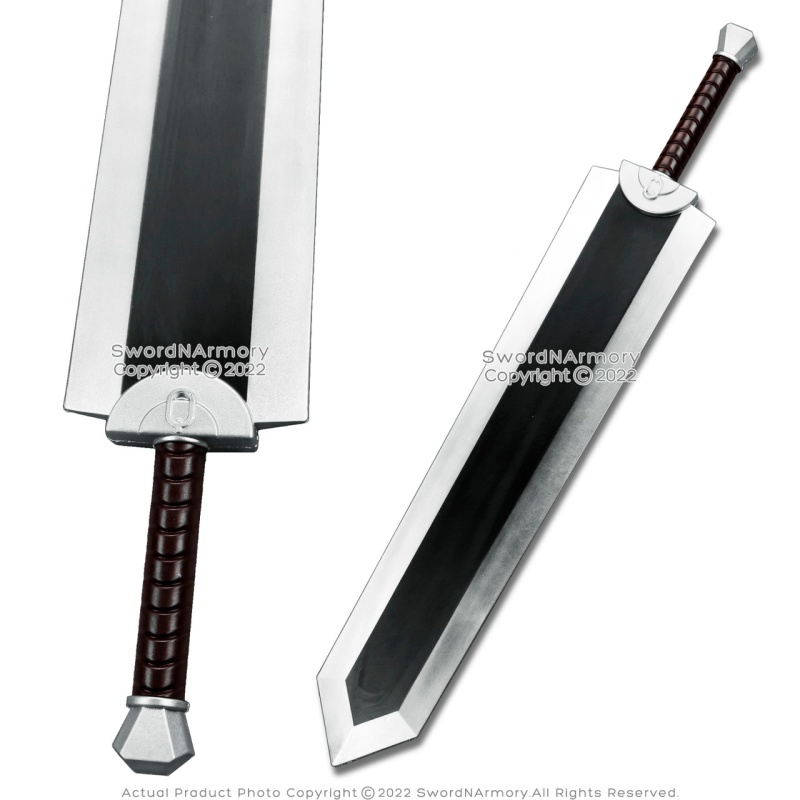 40" Foam Dragon Slayer Berserker Guts Great Sword Fantasy Anime Cosplay Costume