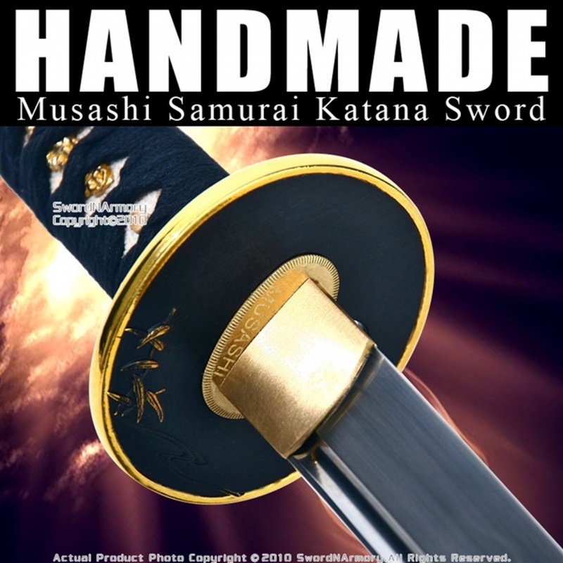 Handmade Musashi Samurai Sword Katana 1060 Carbon Steel 1