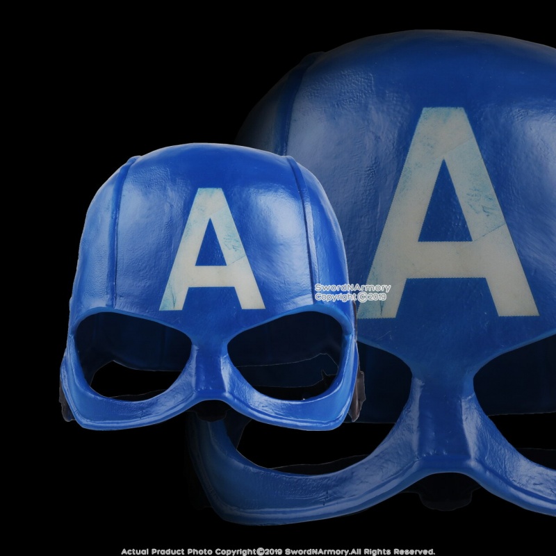 Halloween Resin Captain America Mask