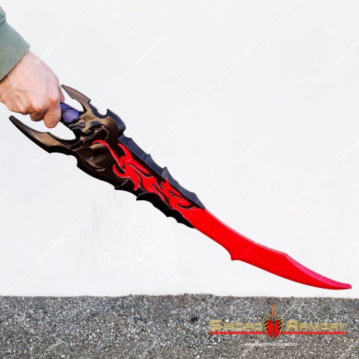 Munetoshi 27.5" Foam Kamish Wrath Black Blade Guard Solo Replica Anime Cosplay Game Costume Prop Gift