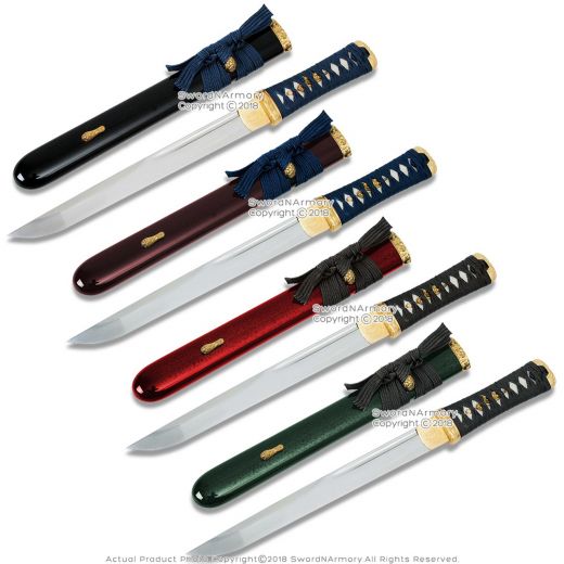 Musashi Asuka Handmade Japanese Samurai Tanto Sword Sharp With Wooden Gift Box