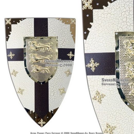 Richard The Lionheart Medieval Crusader Shield Armor