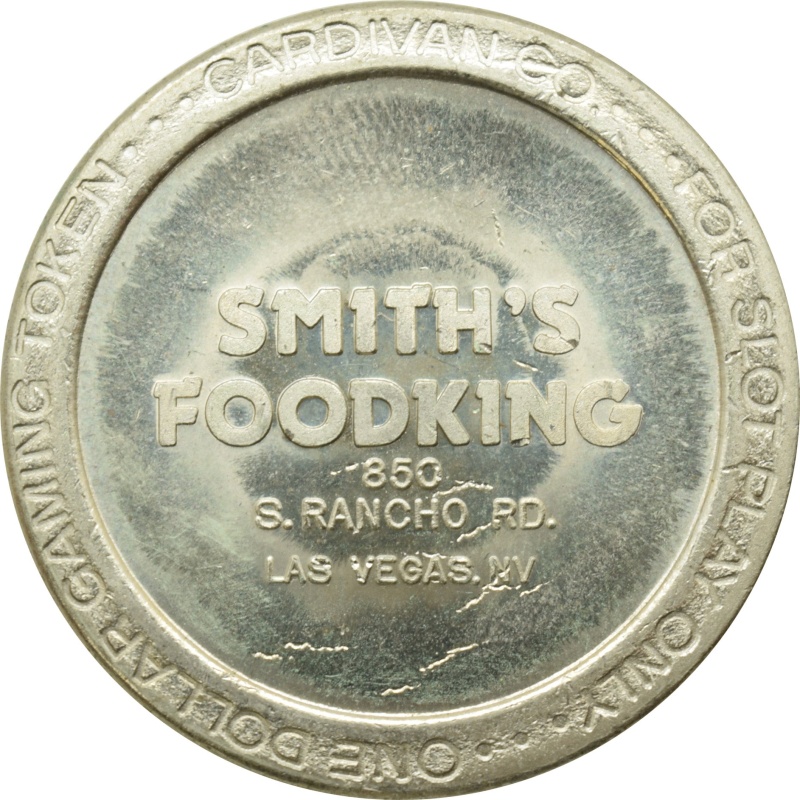 Smith's Food (850 S. Rancho) Las Vegas Nv $1 Token 1986