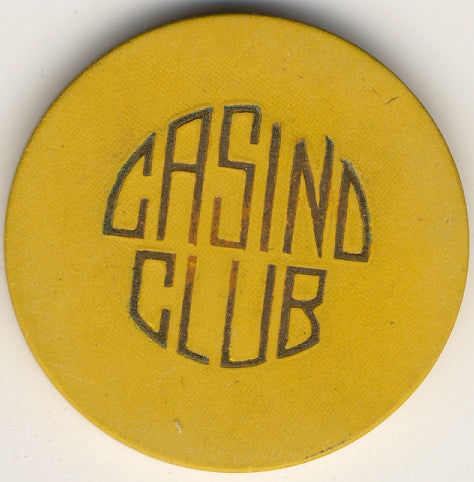 Casino Club Gardena California Yellow Chip
