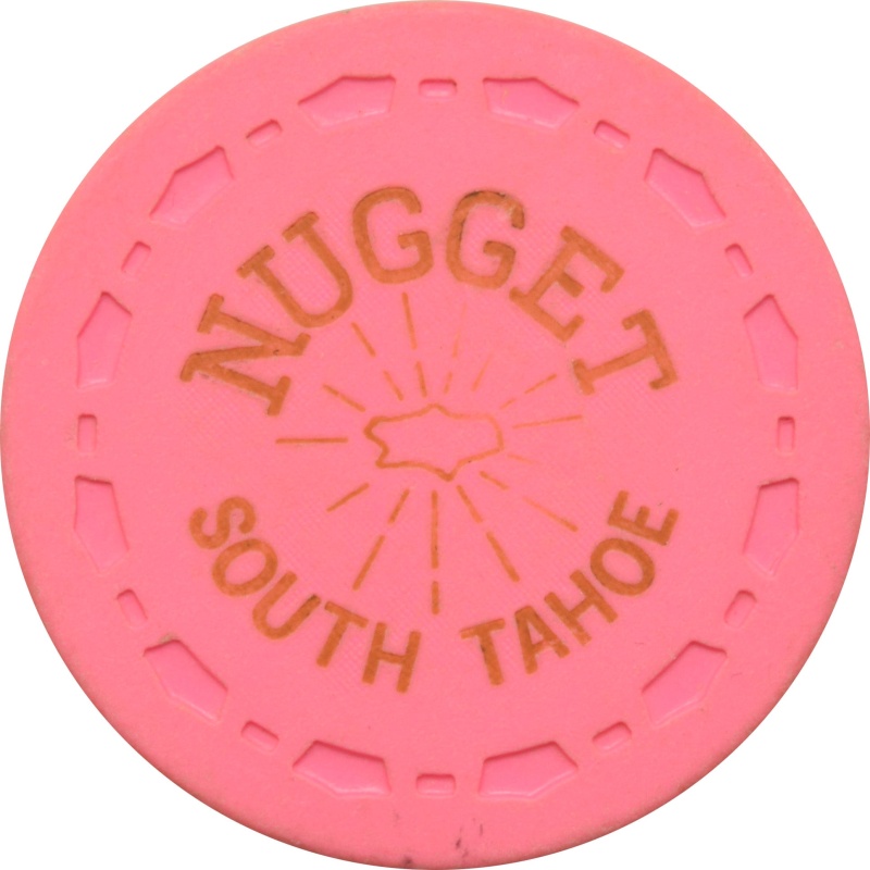 South Tahoe Nugget Casino Stateline Nevada 25 Cent Chip 1965