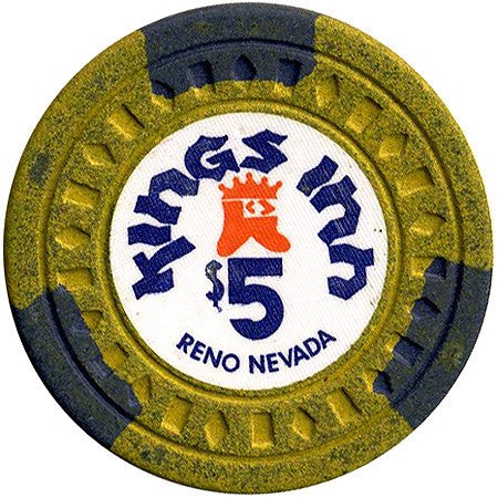 Kings Inn Casino Reno Nevada $5 Chip 1974