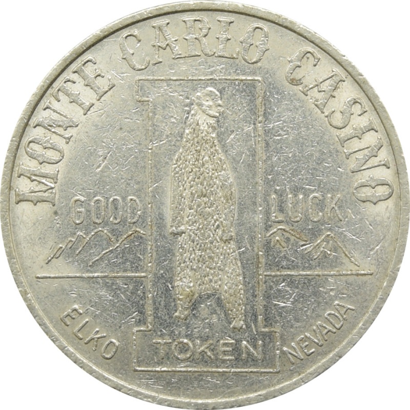 Commercial Hotel Casino Elko Nv 1 Token 1981