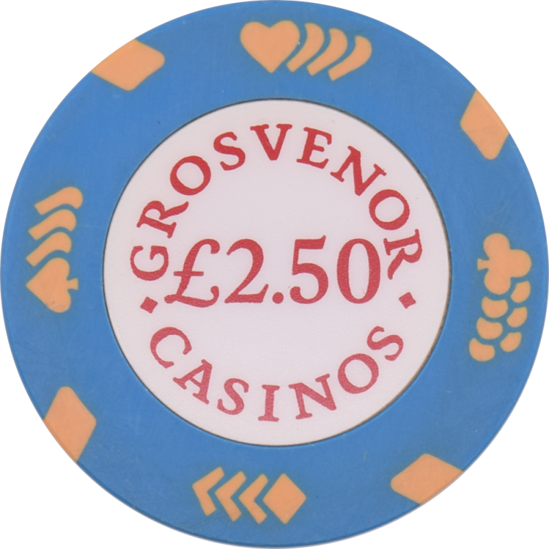 Grosvenor Casinos United Kingdom Uk £2.50 Chip