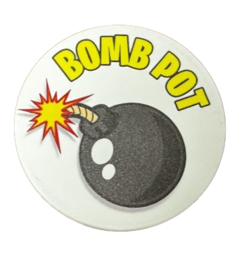 Bomb Pot 2" Ceramic Button