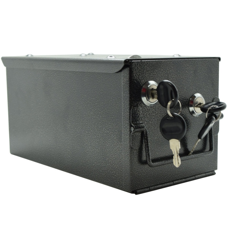 Small Drop Box (Textured) With Locks, Keys & Table Bracket