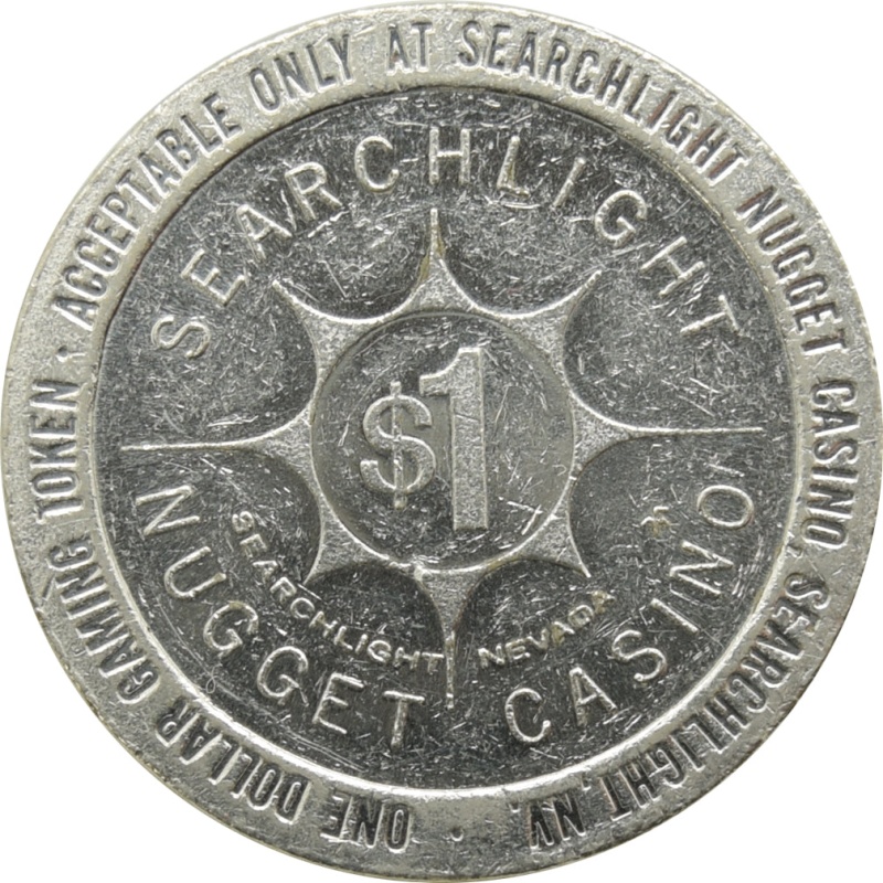 Searchlight Nugget Casino Searchlight Nv $1 Token 1980