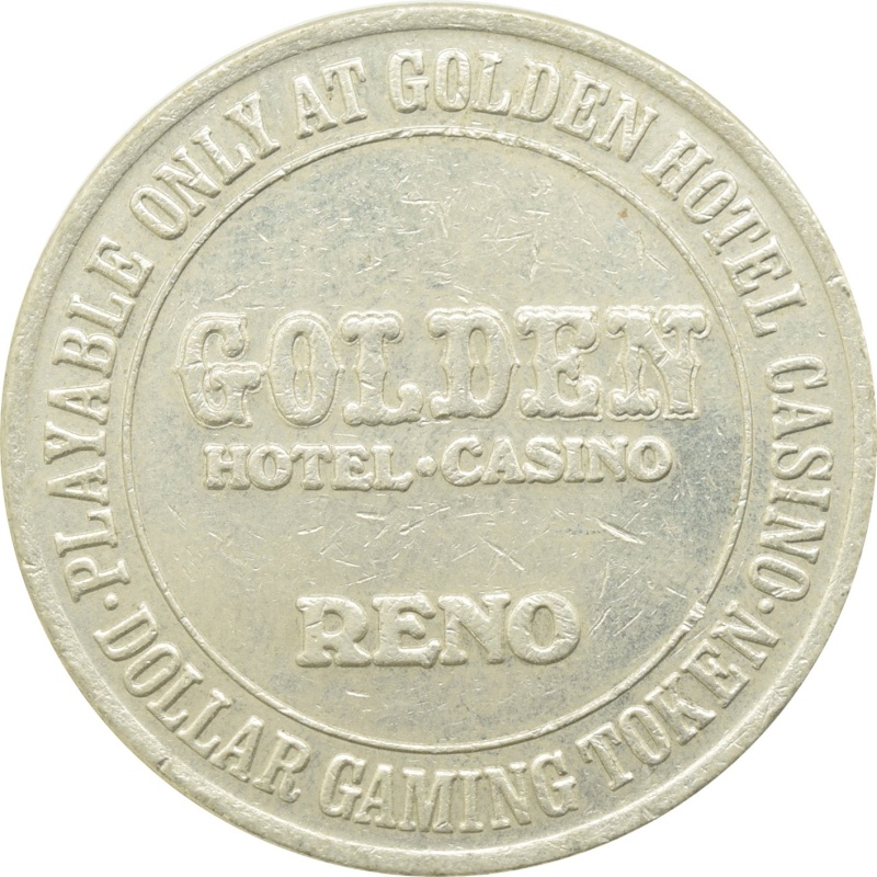 Golden Casino Reno Nv $1 Token 1980