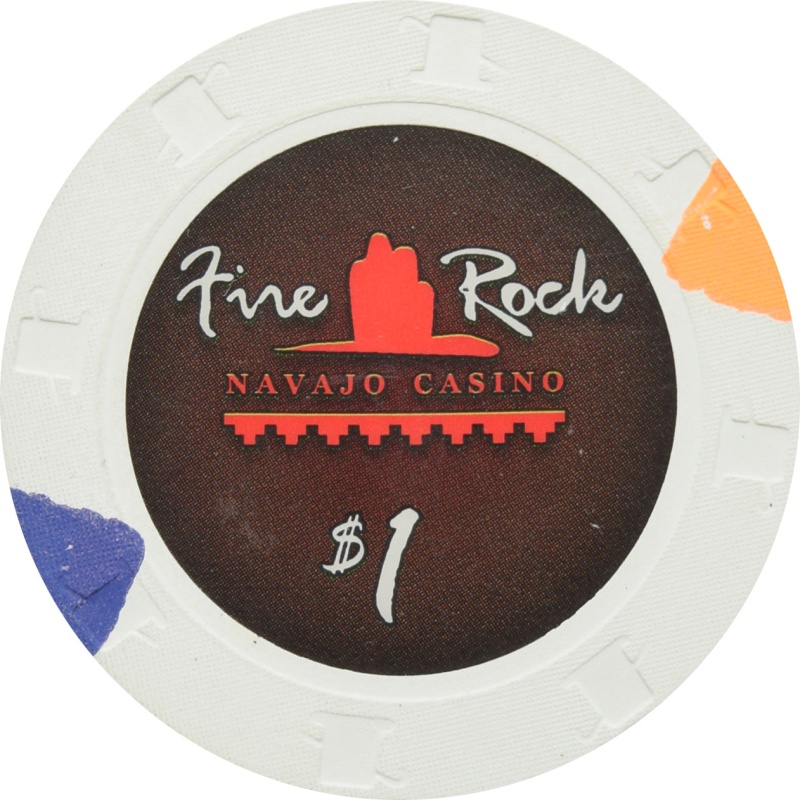 Fire Rock Navajo Casino Church Rock Nm $1 Chip