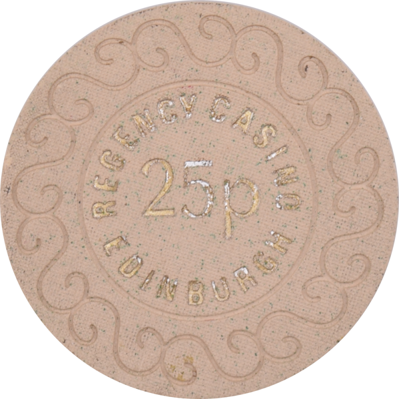 Regency Casino Edinburgh Scotland 25P Chip