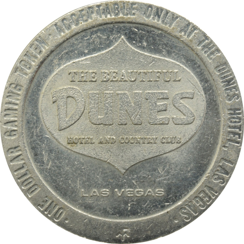 Dunes Casino Las Vegas Nevada $1 Token 1981