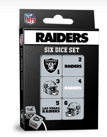 Las Vegas Raiders Dice Set – 19mm