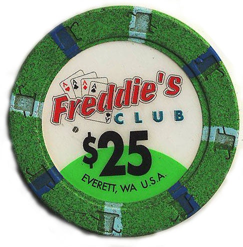 300 Freddies Club Casino Paulson Chips Set