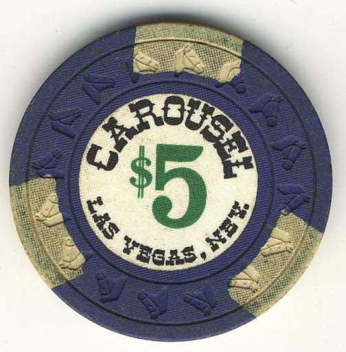 Carousel Casino Las Vegas Nevada $5 Chip 1968