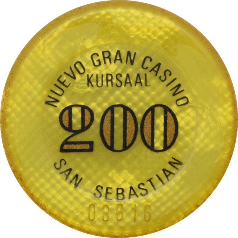 Nuevo Gran Casino Kursaal San Sebastian Spain ₧200 Jeton