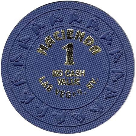 Hacienda Casino Las Vegas Nevada $1 Ncv Chip 1980s