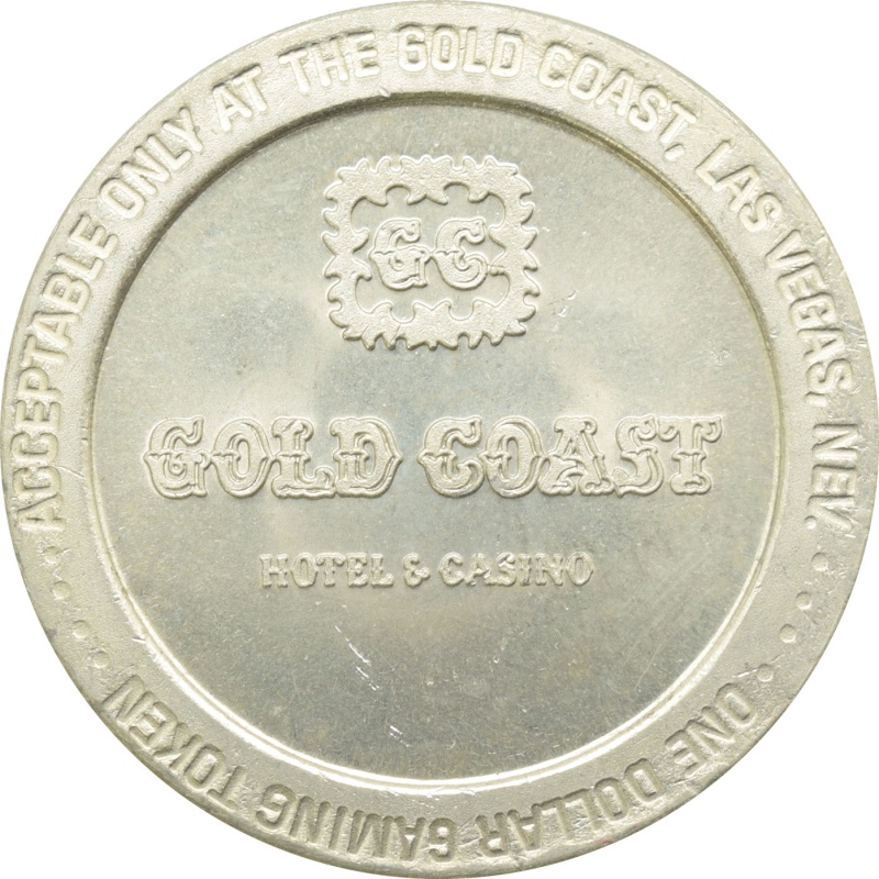 Gold Coast Casino Las Vegas Nv $1 Token 1987