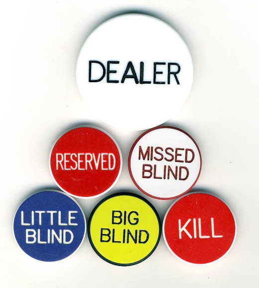 Dealer Button & Lammer Poker Set - Spinettis Gaming Supplies