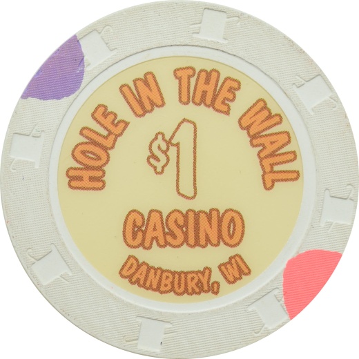 Hole In The Wall Casino Danbury Wi $1 Chip