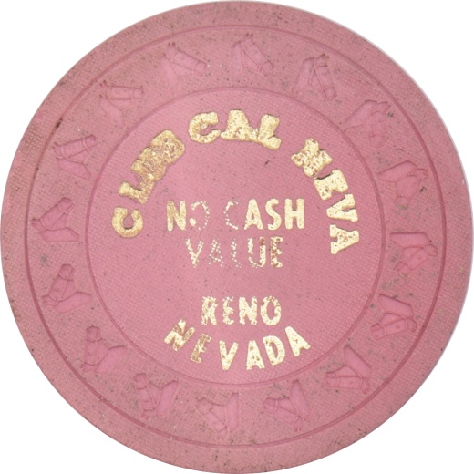 Club Cal-Neva Casino Reno Nevada Lavender Ncv Chip 1970s