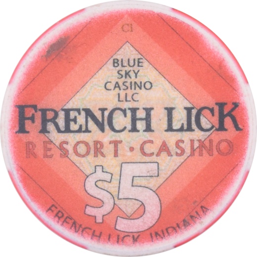 French Lick Resort Casino French Lick Indiana $5 Chip