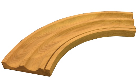 Curved Chip Rail For Craps Table - Elevate Your Gaming Experience