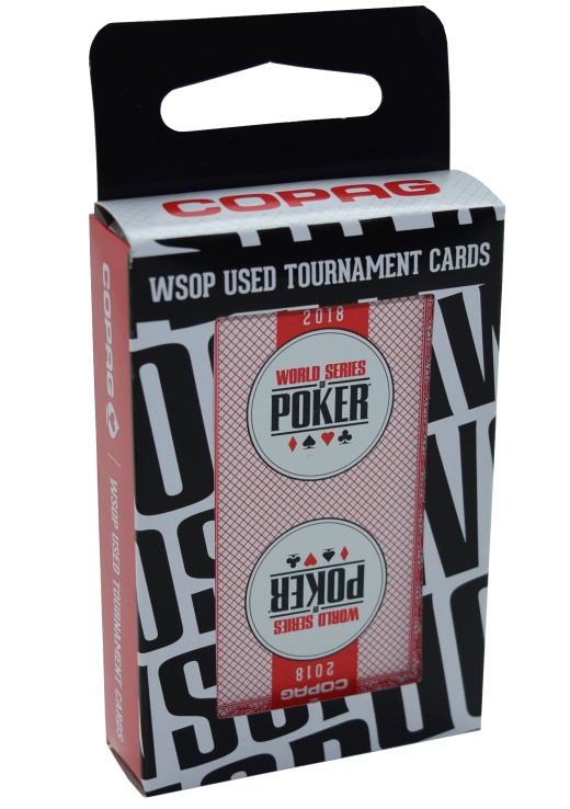 2018 Copag Wsop Authentic New Red Deck Plastic Playing Cards Bridge Size