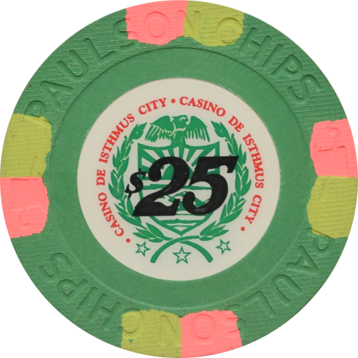 Casino De Isthmus City $25 Chip Paulson Fantasy (Paulson Chips Mold)