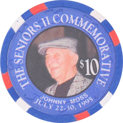 Oceanside Card Room Casino Oceanside California $10 Johnny Moss Chip